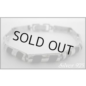 画像: ストライプオニキス入りシリンダーブレス