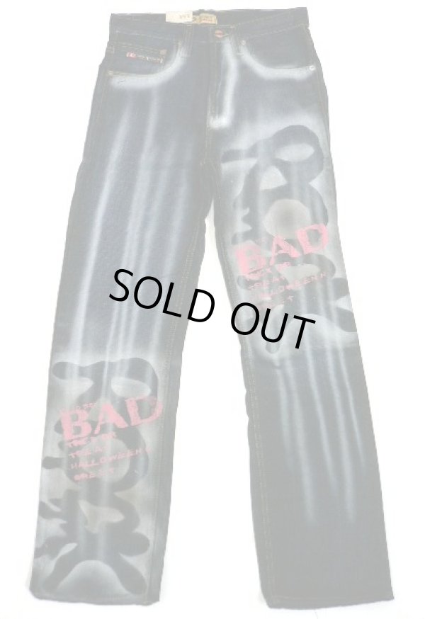 画像1: 【アウトレット】COMMASプリントジーンズtypeC訳有品　30/32インチ