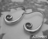 画像: シルバーピアス ウェーブフック