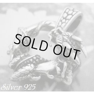 画像: ダイカットドラゴンリング　トップ