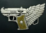 画像: メタルバックル　フェザーピストル