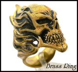 画像: Brassファイヤースカルリング