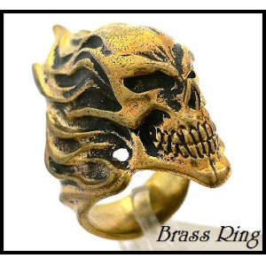 画像: Brassファイヤースカルリング