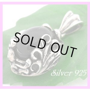 画像: オニキス　アラベスクルージュペンダント