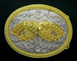 画像: メタルバックル　ツインピストル
