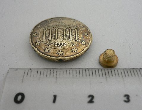 画像: 欧州連合(ドイツ)２０ユーロセント　コインコンチョ　直径22mm