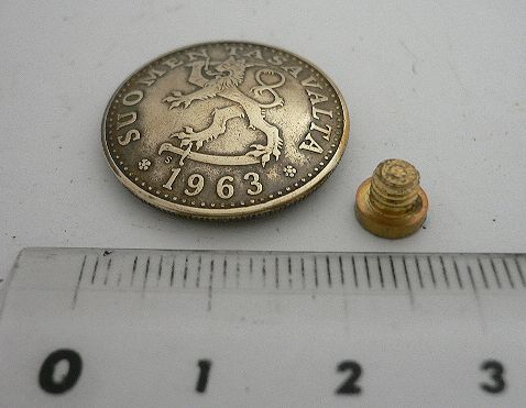 画像: フィンランド２０ぺニア　コインコンチョ　直径22mm