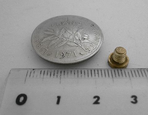 画像: フランス１フランb　コインコンチョ　直径24mm