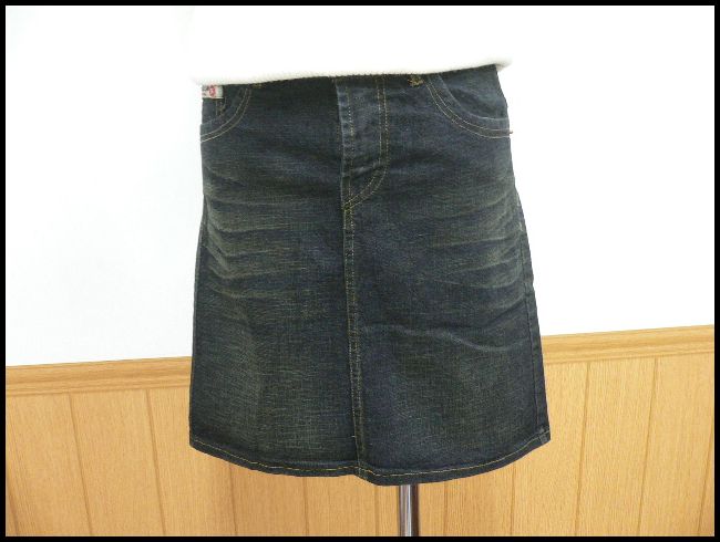 画像: 【アウトレット】NongJoJeans刺繍Danceデニムスカート S/M/L