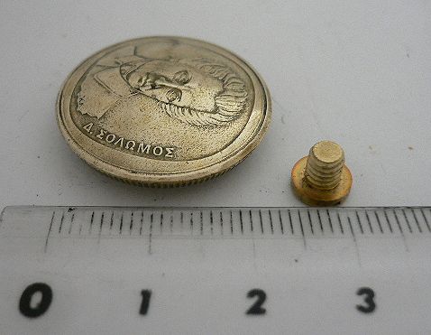 画像: ギリシャ２０ドラクマ　コインコンチョ　直径25mm