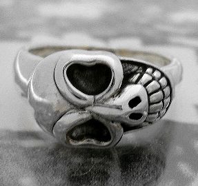 画像: 横向きスカルリング