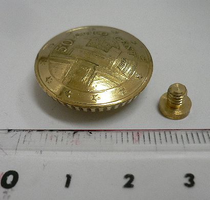 画像: 欧州連合(オーストリア)５０ユーロセント　コインコンチョ　直径24mm 