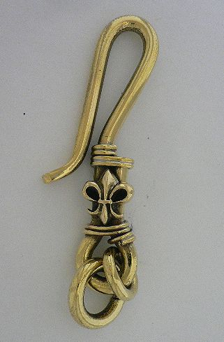 画像: 百合紋章ブラスキーフック