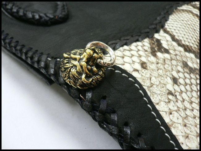 画像: Brass×Silver925ライオン ドロップハンドル