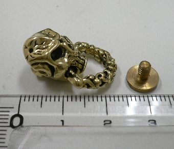 画像: Brass Dカン型ミニスカル ドロップハンドル