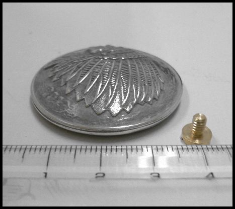 画像: インディアン　メタルコンチョ　直径　31mm