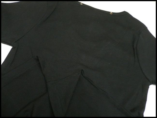 画像: 【アウトレット】BovyWaveお兄系ネックレス付プリントTシャツ　黒×紫　Ｍサイズ