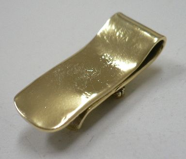 画像: ブラス製　ホース マネークリップ