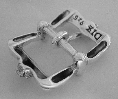 画像: 時計ブレス用スカルバックル　silver925製　