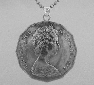 画像: オーストラリア５０セント記念コイン ペンダント　32mm