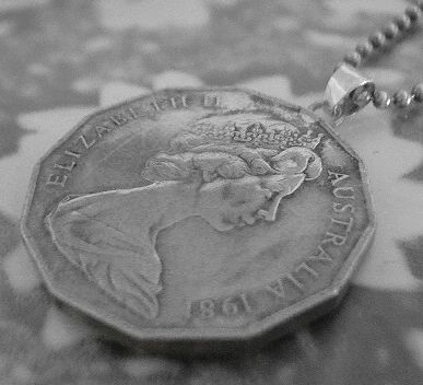 画像: オーストラリア５０セント記念コイン ペンダント　32mm
