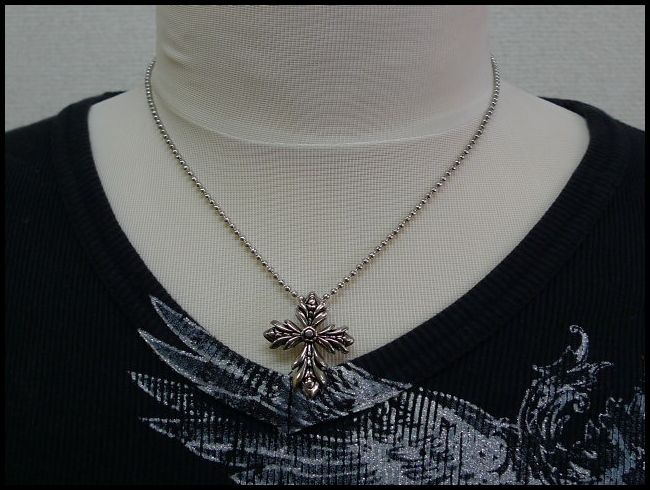 画像: クロス　メタルネックレス