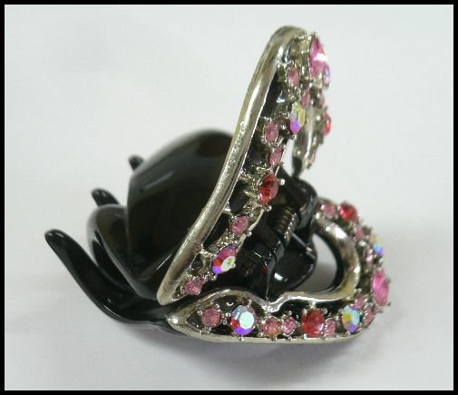 画像: ラインストーン ヘアクリップ typeO