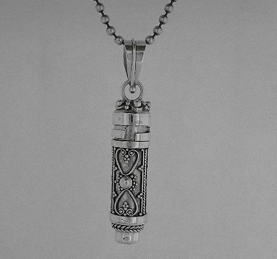 画像: アクアマリン付きパフュームケースペンダント