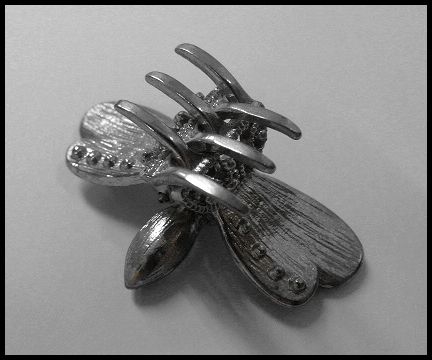 画像: ラインストーン ヘアクリップ とんぼtypeF