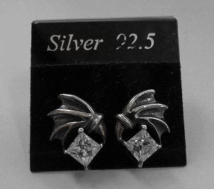 画像: シルバーピアス　ジルコニア