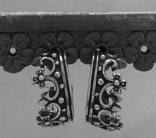 画像: シルバーピアス　クラウン