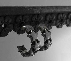 画像: シルバーピアス　星