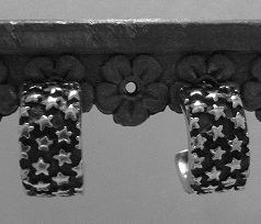 画像: シルバーピアス　マルチスター