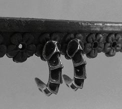 画像: シルバーピアス　獣爪