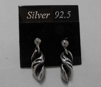 画像: シルバーピアス　スパイラル