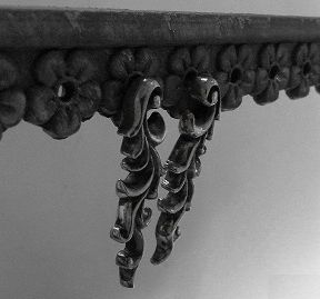 画像: シルバーピアス　トライバルソード