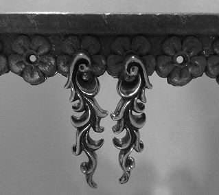 画像: シルバーピアス　トライバルソード