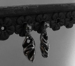 画像: シルバーピアス　スパイラル