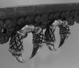 画像: シルバーピアス　ビーストWネイル