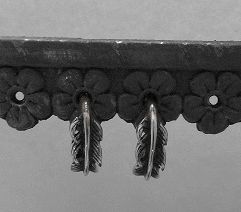 画像: シルバーピアス　フェザー