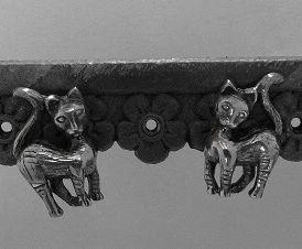 画像: シルバーピアス　ネコ