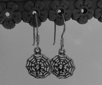 画像: シルバーピアス　スパイダー