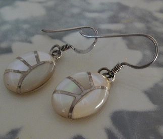 画像: シルバーピアス　シェル