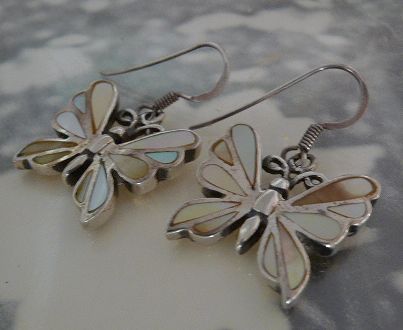 画像: シルバーピアス　イエローシェル