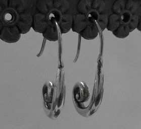 画像: シルバーピアス ウェーブフック