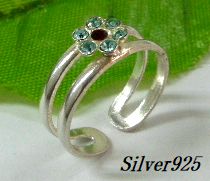 画像1: ブルーストーン＆レッドストーン付　トゥリング