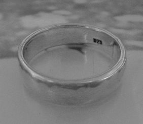 画像: シンプル無地リング