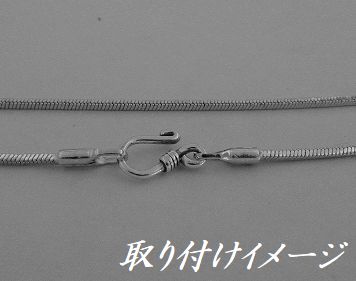 画像: シルバー925製エンドパーツ細　フック 