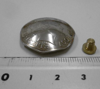 画像: イギリス５０ペンスc コインコンチョ　直径27mm 