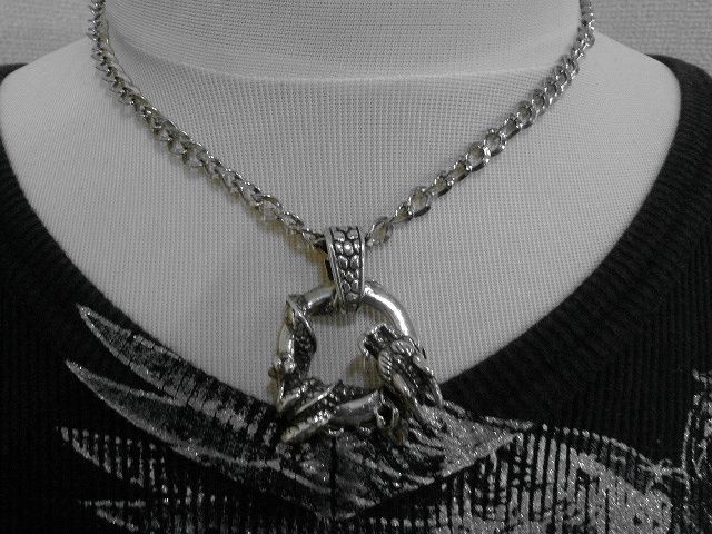 画像: ダイカットドラゴンリング　トップ